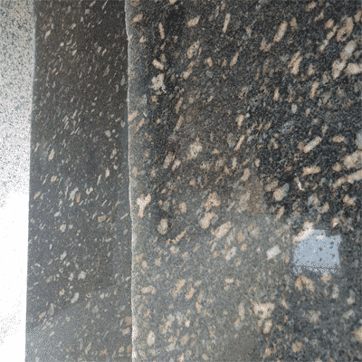 Dark granite tiles